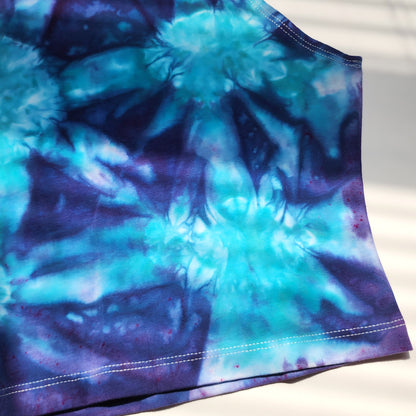Electric Blooms Tie Dye Crop Top