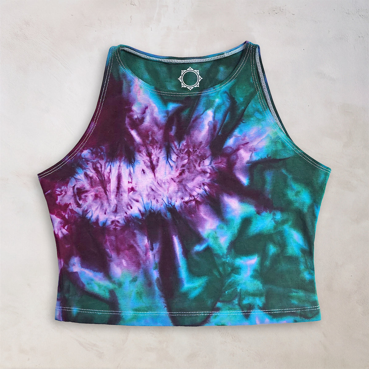 Fluorite Tie Dye Crop Top