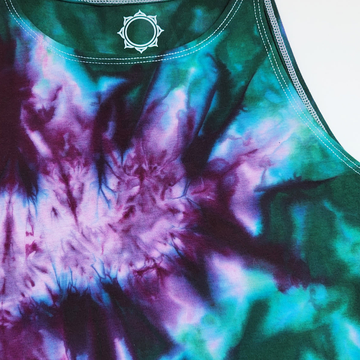 Fluorite Tie Dye Crop Top