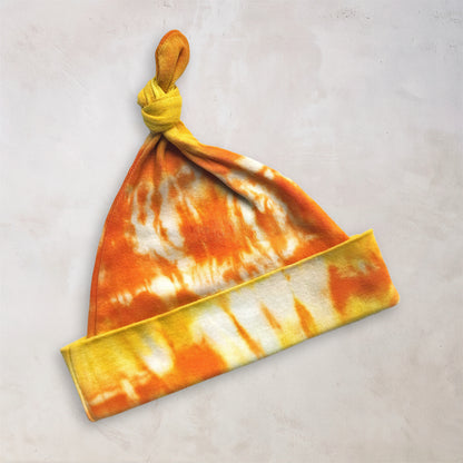 Maui Sunset Tie Dye Organic Baby Hat