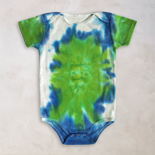 Hana Waterfall Organic Tie Dye Baby Bodysuit