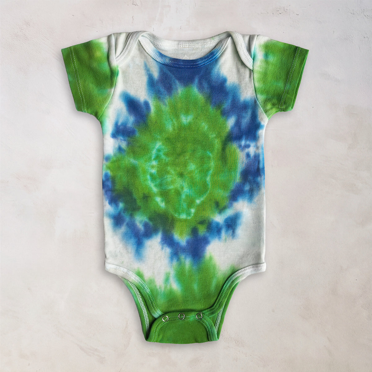 Hana Waterfall Organic Tie Dye Baby Bodysuit