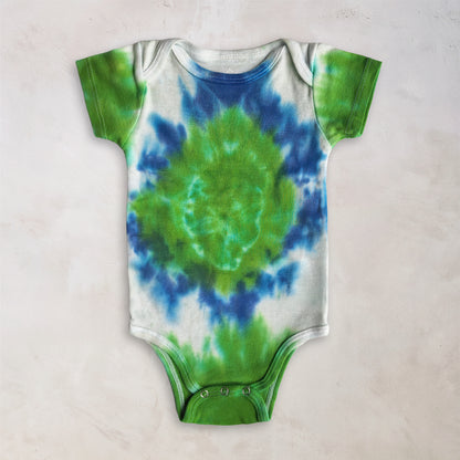 Hana Waterfall Organic Tie Dye Baby Bodysuit