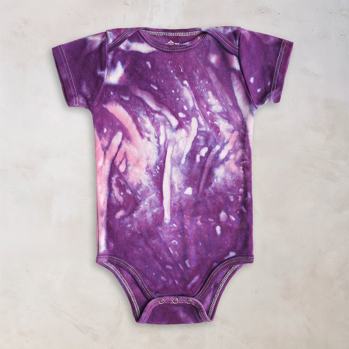 Geranium Organic Tie Dye Baby Bodysuit