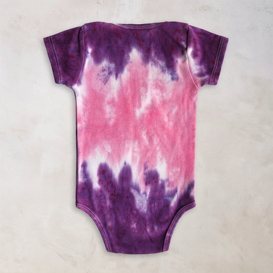 Geranium Organic Tie Dye Baby Bodysuit