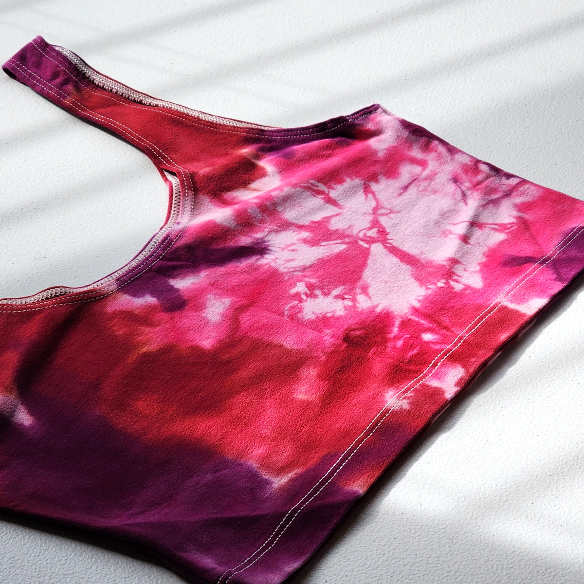 Hawaiian Sunrise Tie Dye Crop Tank
