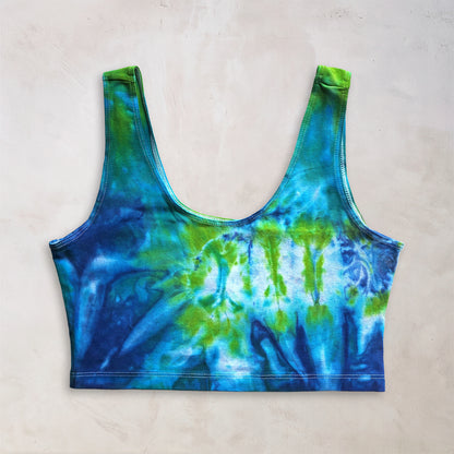 Tropical Island Tie Dye Crop Tank