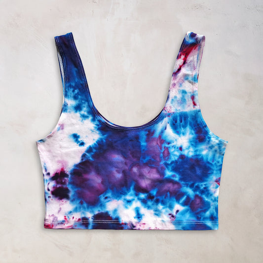 Bryce Dusk Ice Dye Crop Tank
