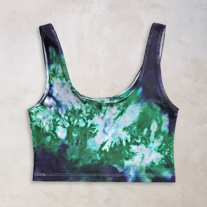 Emerald Tie Dye Crop Tank
