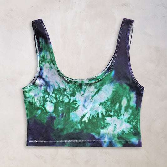Emerald Tie Dye Crop Tank