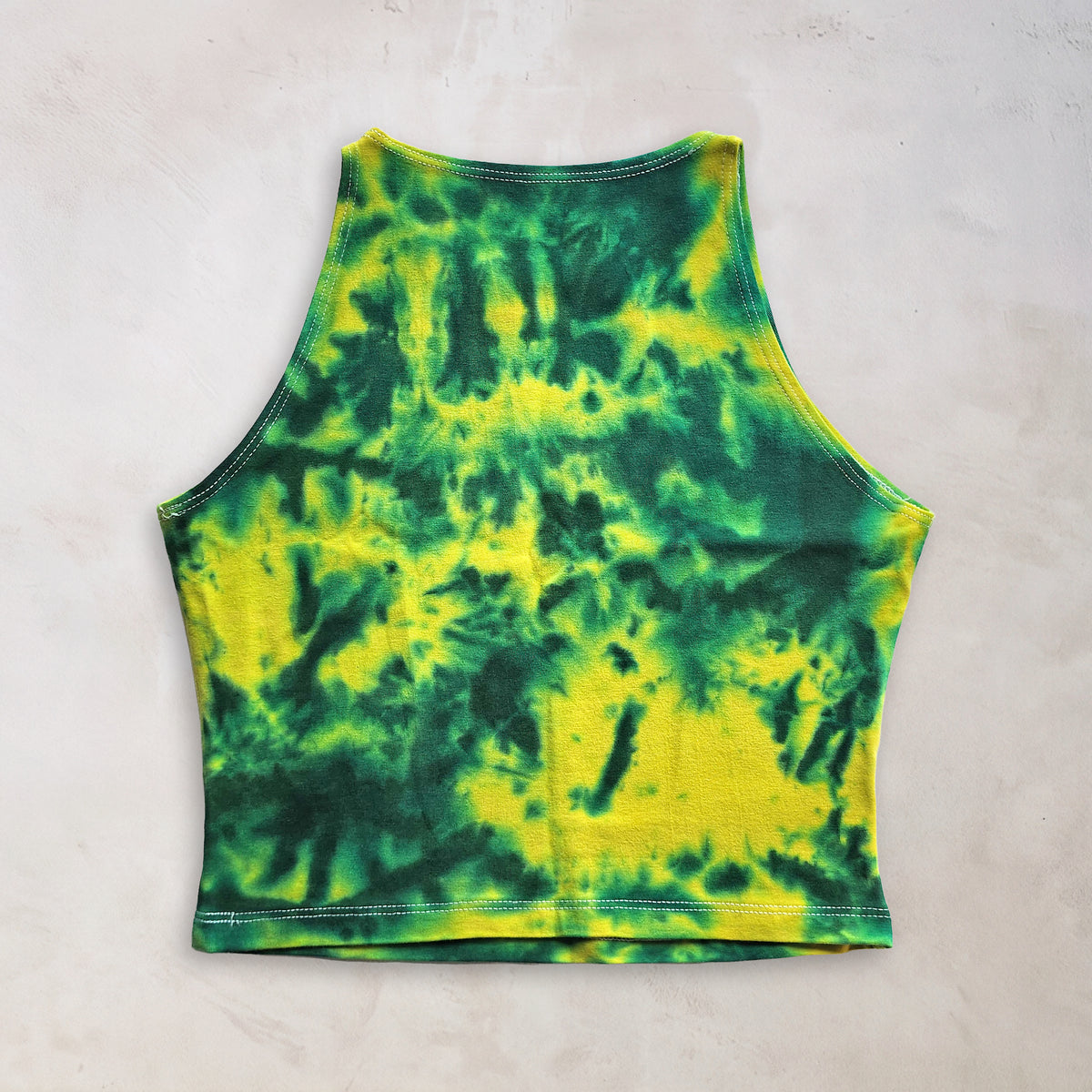 Lemon Ice Dye Crop Top