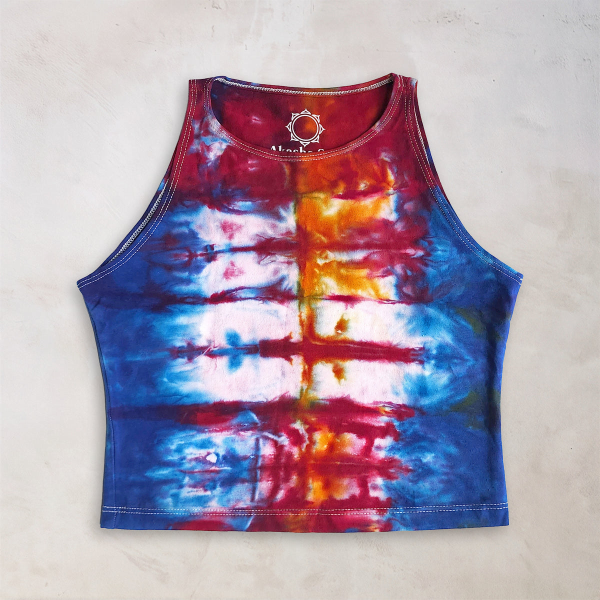 Prism Tie Dye Crop Top