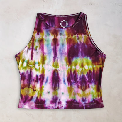 Grape Merlot Tie Dye Crop Top