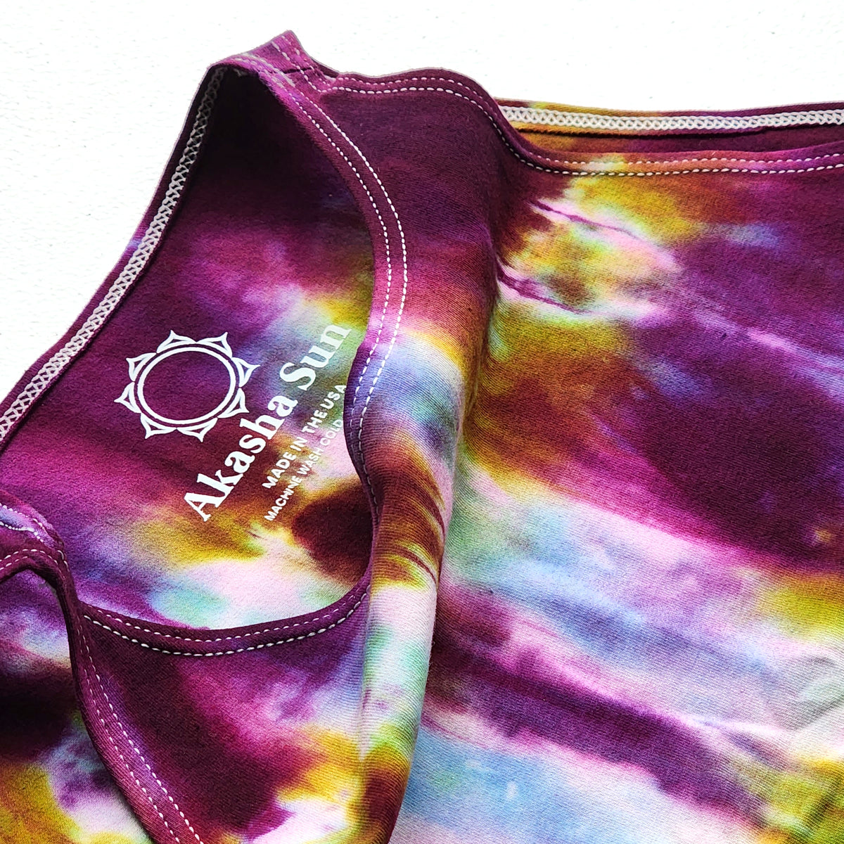 Grape Merlot Tie Dye Crop Top