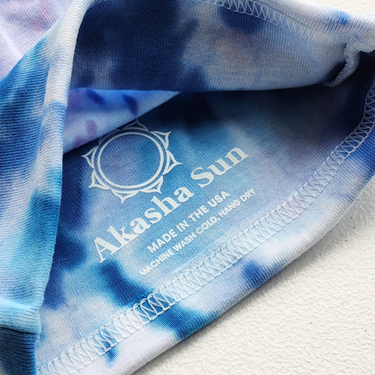 Blue Ice Organic Tie Dye Baby Hat