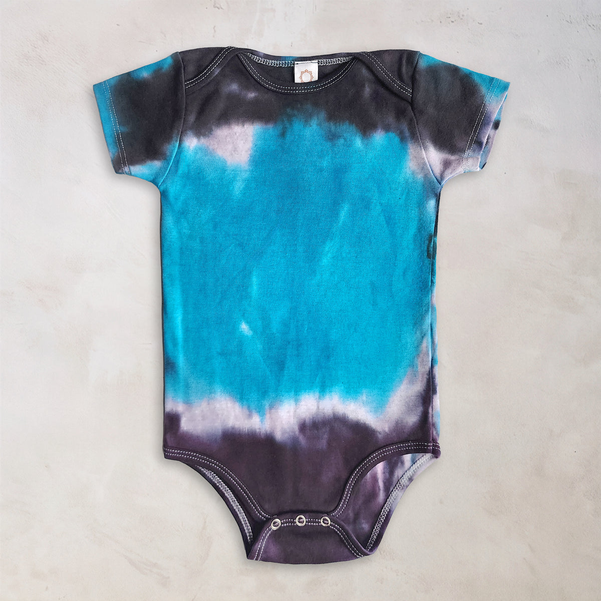 Nixie Organic Tie Dye Baby Bodysuit