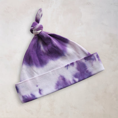 Blooming Lotus Organic Tie Dye Baby Hat