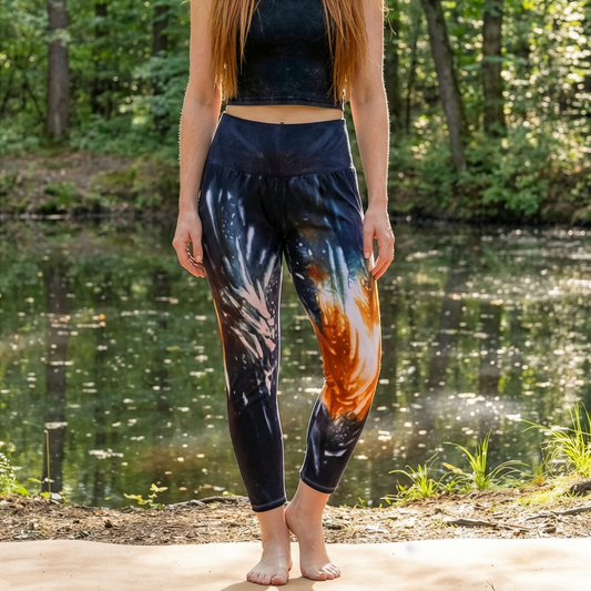 Alvina Tie Dye Cotton Leggings