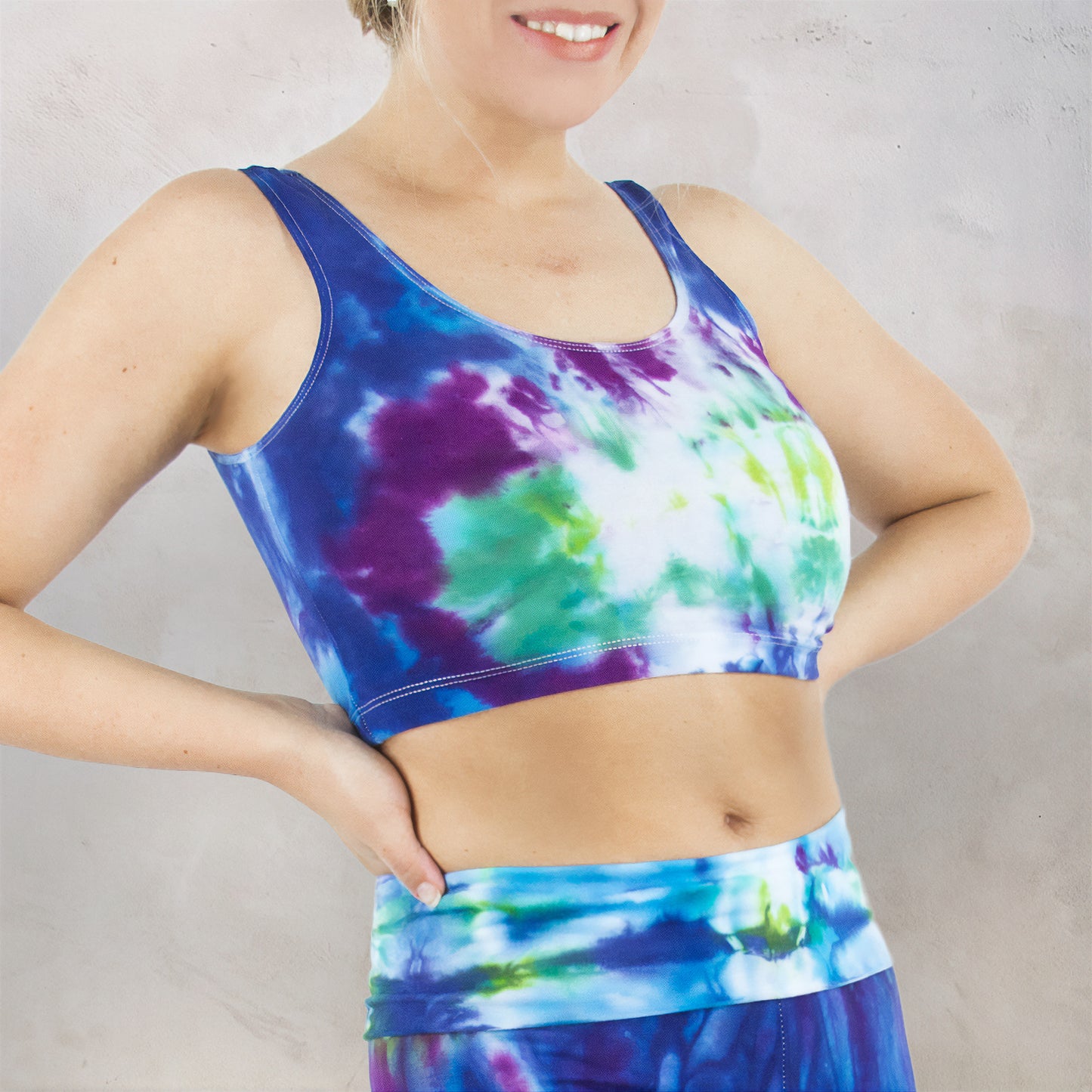 Atlas Tie Dye Crop Tank