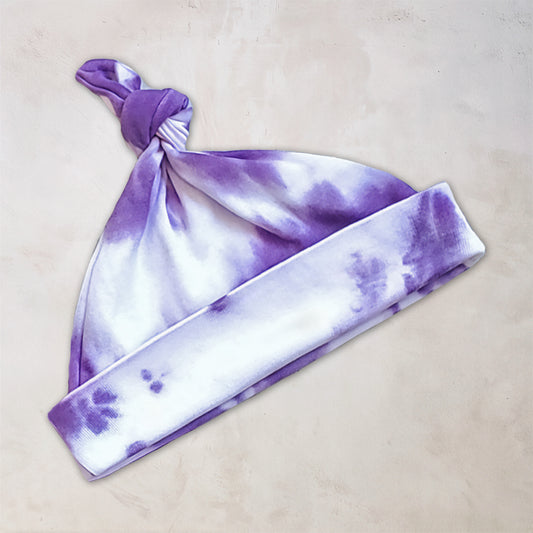 Blooming Lotus Organic Tie Dye Baby Hat
