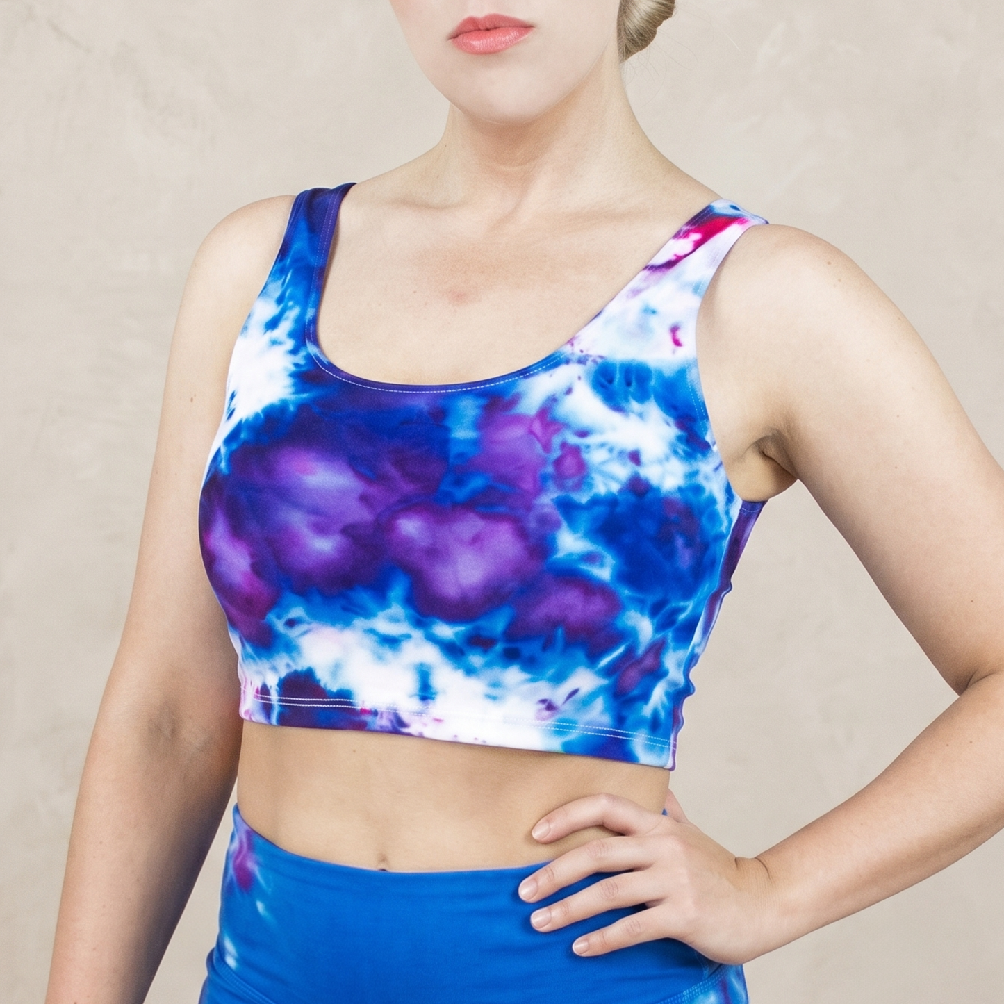 Bryce Dusk Ice Dye Crop Tank