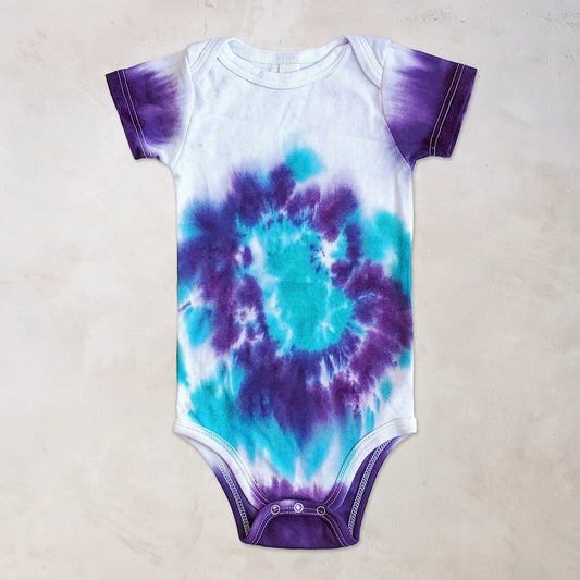 Burst of Energy Organic Tie Dye Baby Bodysuit