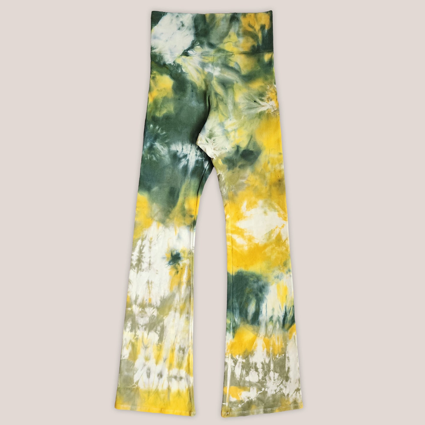 Citrus Moss Tie Dye Flare Leggings