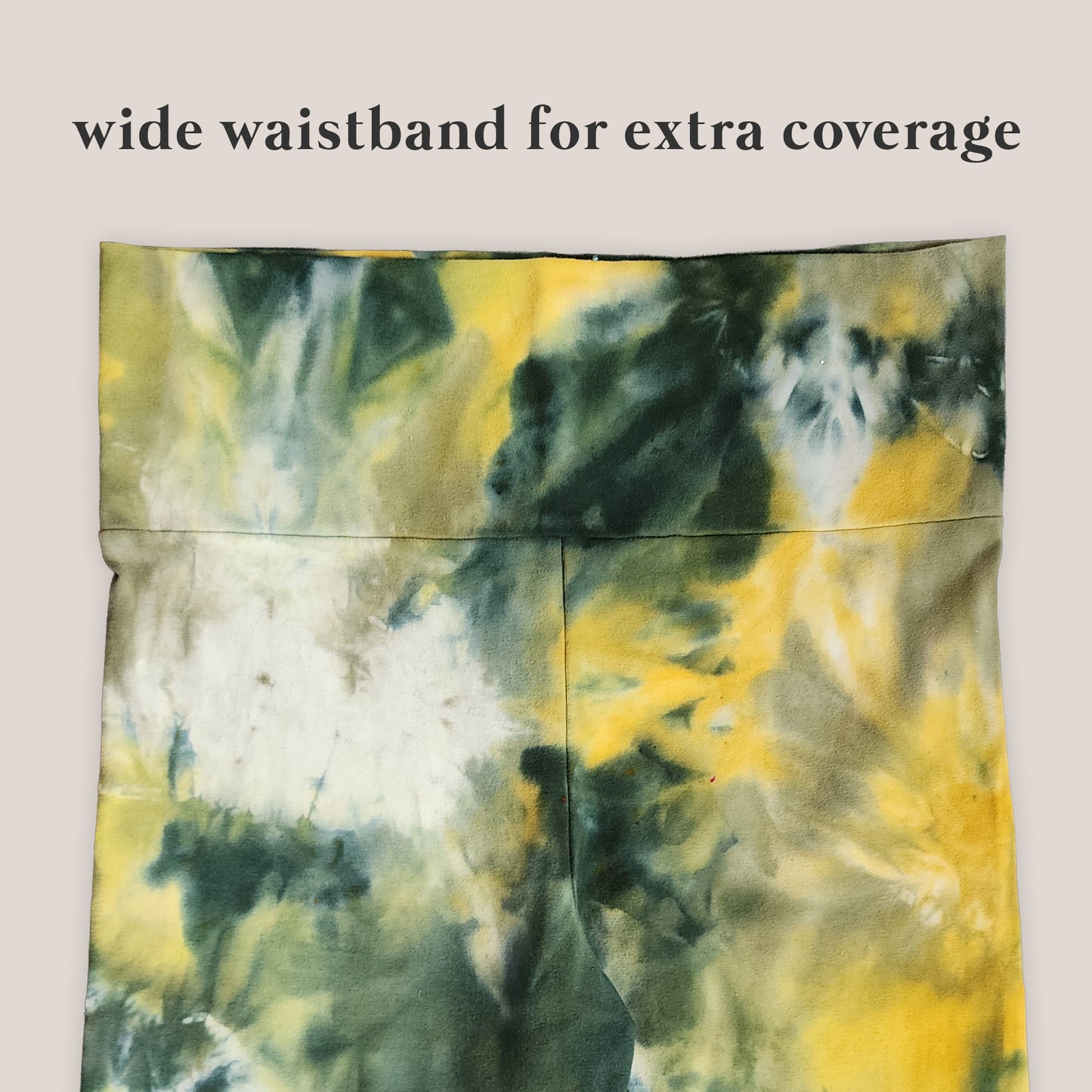 Citrus Moss Tie Dye Flare Leggings