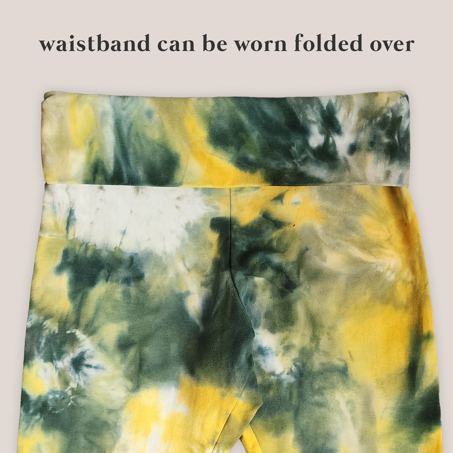 Citrus Moss Tie Dye Flare Leggings