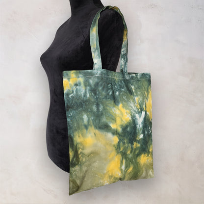Citrus Moon Tie Dye Cotton Tote Bag
