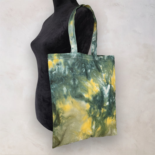 Citrus Moon Tie Dye Cotton Tote Bag