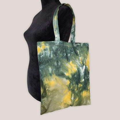 Citrus Moon Tie Dye Cotton Tote Bag