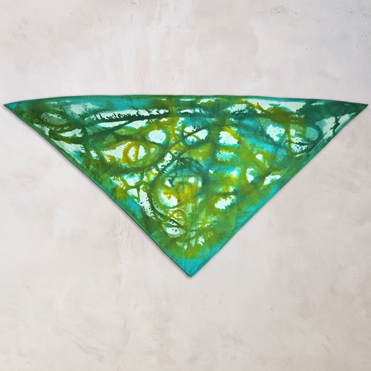 Dandelion Root Tie Dye Bandana