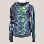 Navy Blue and Green Tie Dye Jacket by Akasha Sun