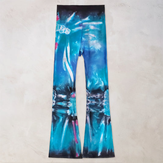 Ethereal Tie Dye Flare Leggings