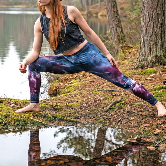 Faye Tie Dye Cotton Leggings