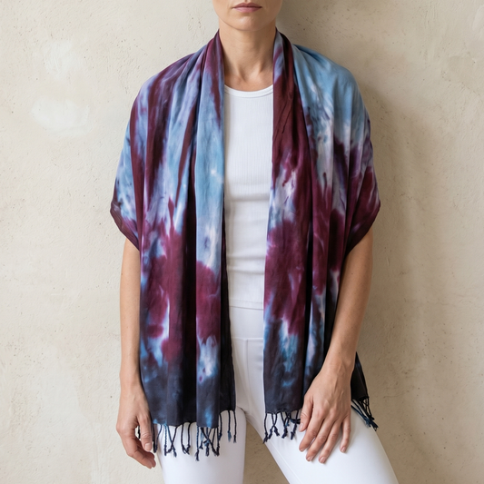 Faye Tie Dye Boho Scarf
