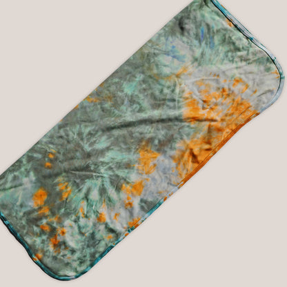 Forest Ember Tie Dye Organic Baby Blanket