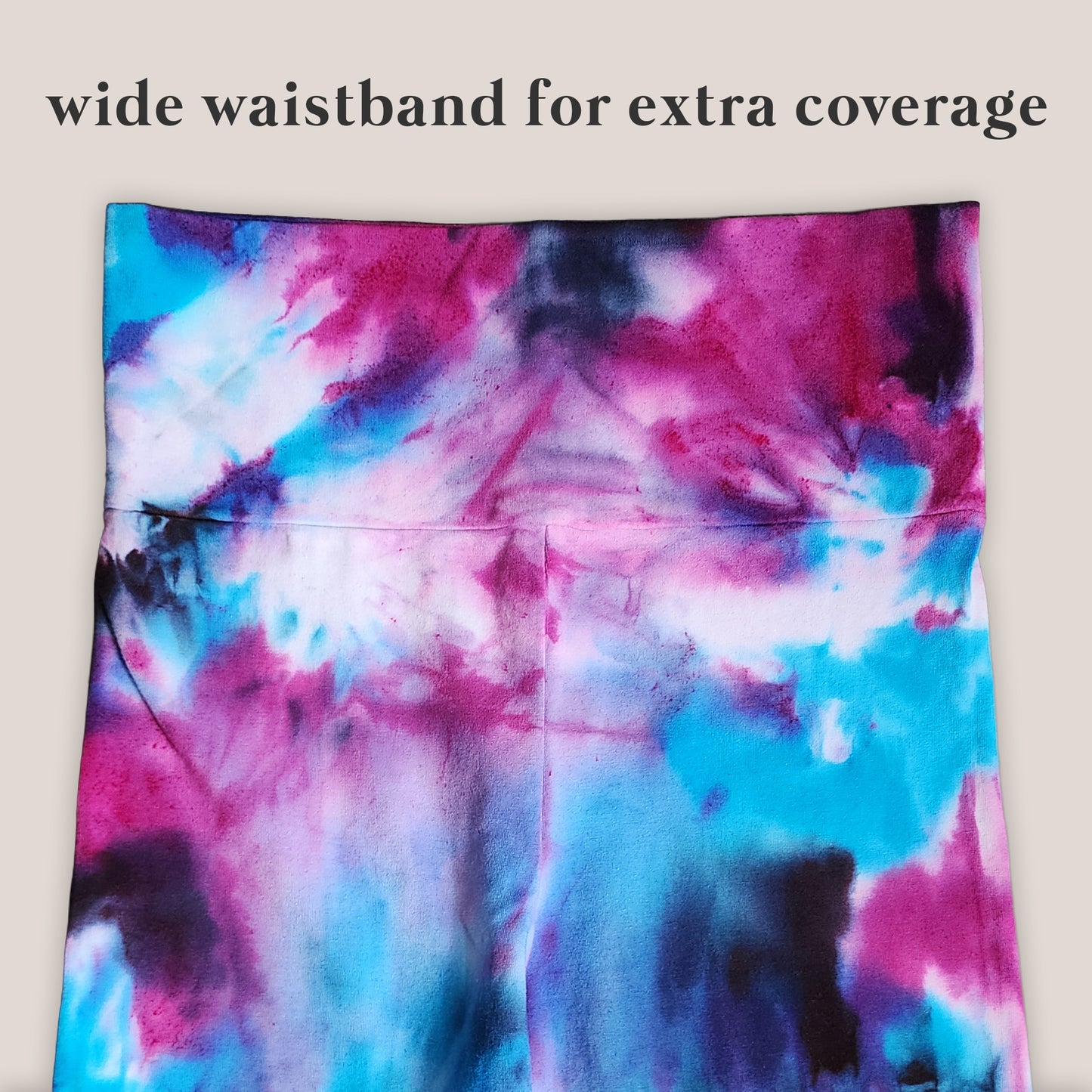 Galactic Spark Tie Dye Flare Leggings