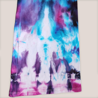 Galactic Spark Tie Dye Flare Leggings