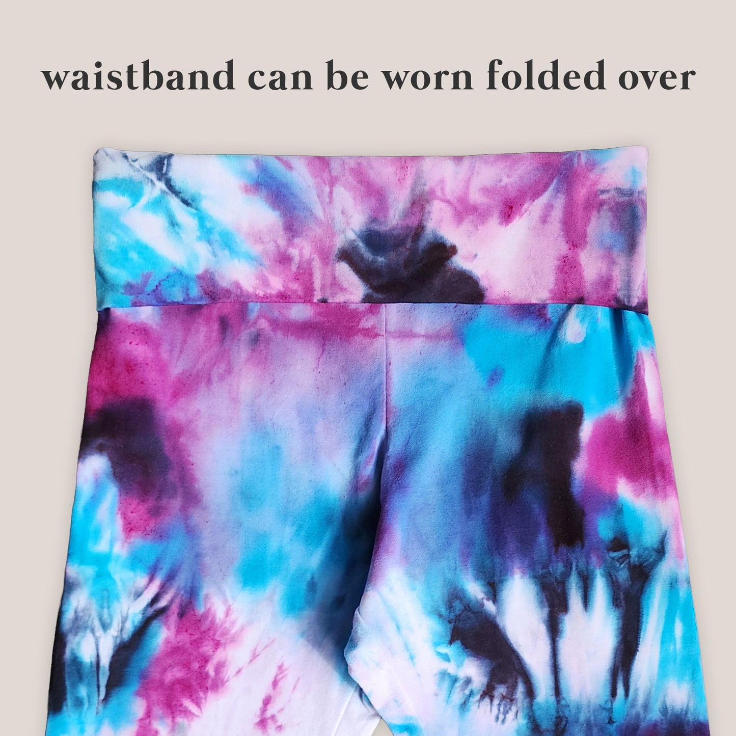 Galactic Spark Tie Dye Flare Leggings