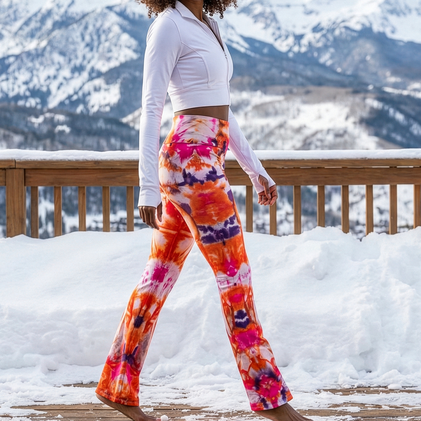 Kindred Spirit Tie Dye Flare Leggings