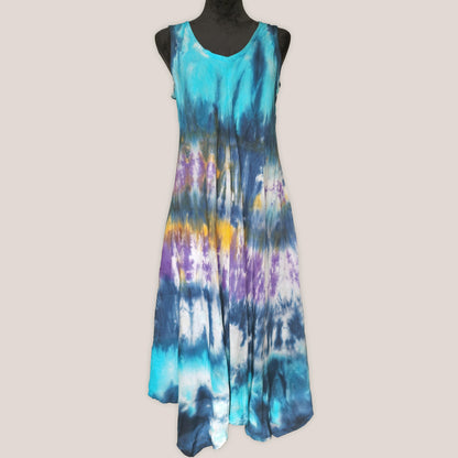 Lagoon Lily Tie Dye Boho Dress