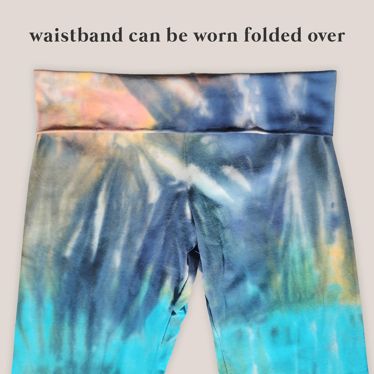 Lagoon Lily Tie Dye Flare Leggings