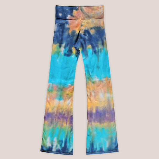 Lagoon Lily Tie Dye Flare Leggings