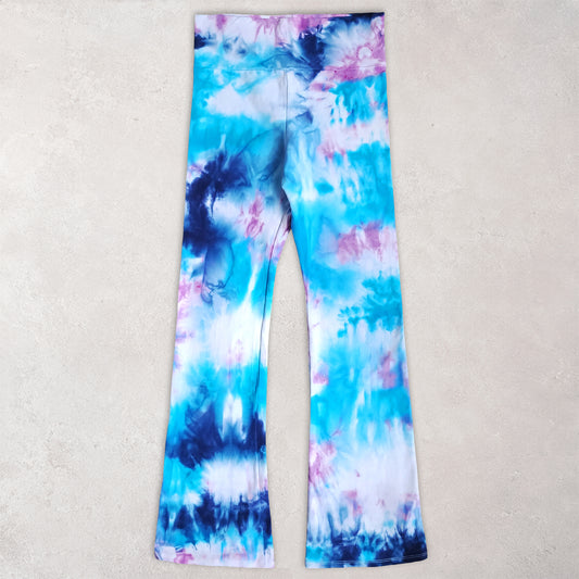 Larkspur Sky Tie Dye Flare Leggings