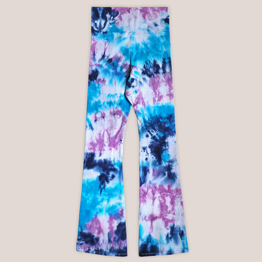 Larkspur Sky Tie Dye Flare Leggings