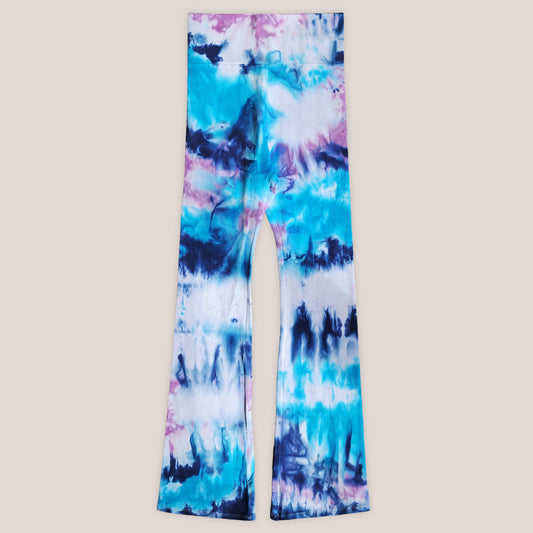 Larkspur Sky Tie Dye Flare Leggings