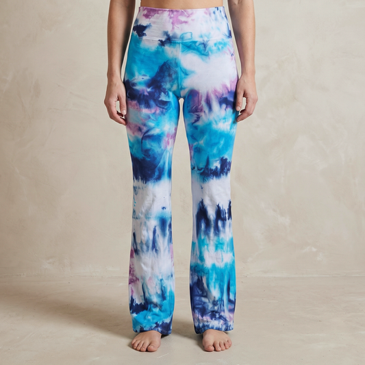 Larkspur Sky Tie Dye Flare Leggings