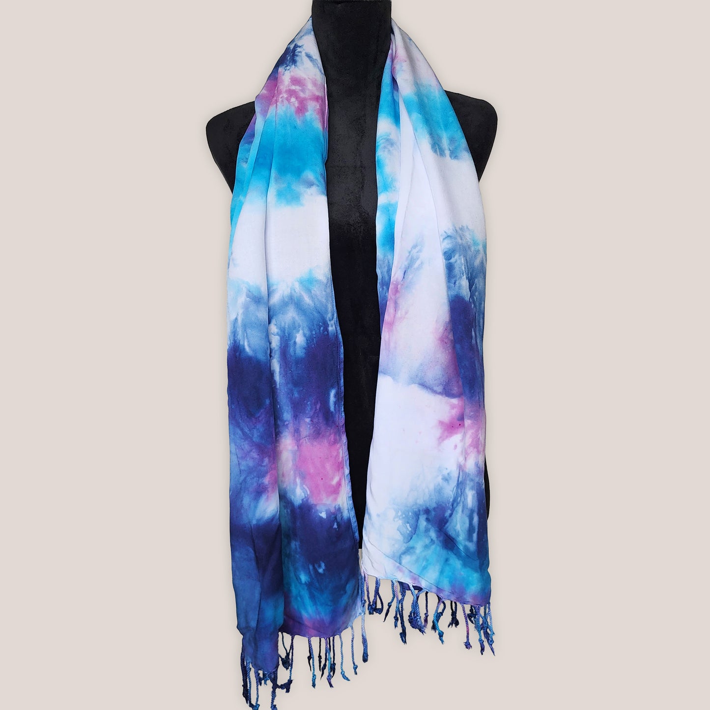 Larkspur Sky Tie Dye Boho Scarf